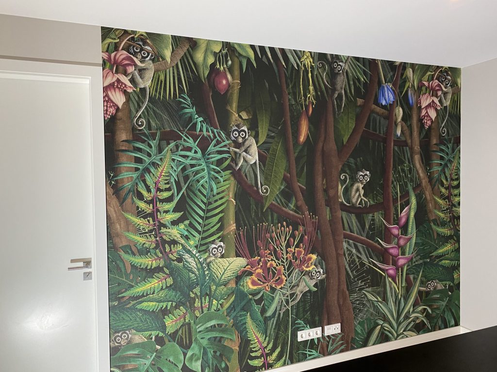 Tapezierarbeiten - Mustertapete