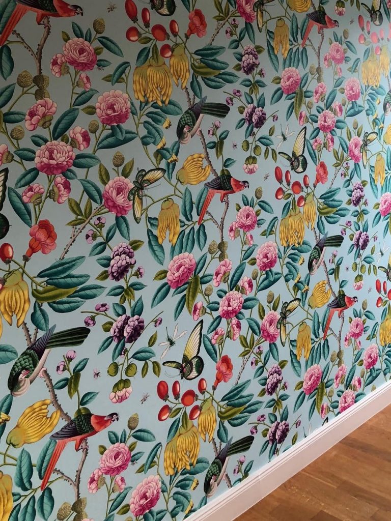 Tapezierarbeiten - Mustertapete